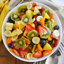 Fruit Salad in Summer. Salad Dressing with lime ginger etc Effect on human body.